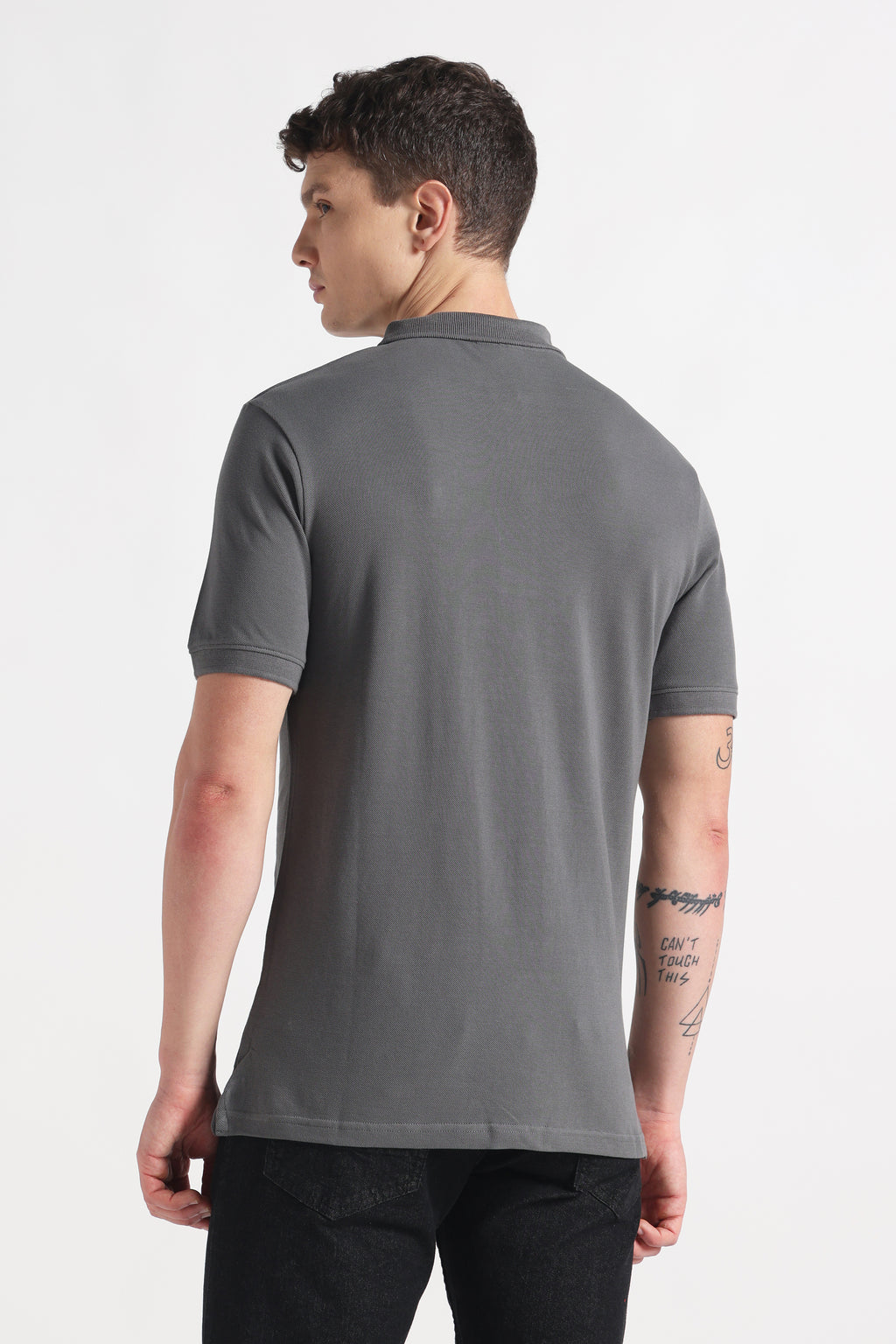 Stone Dusk Polo Organic Cotton T-Shirt – 220 GSM