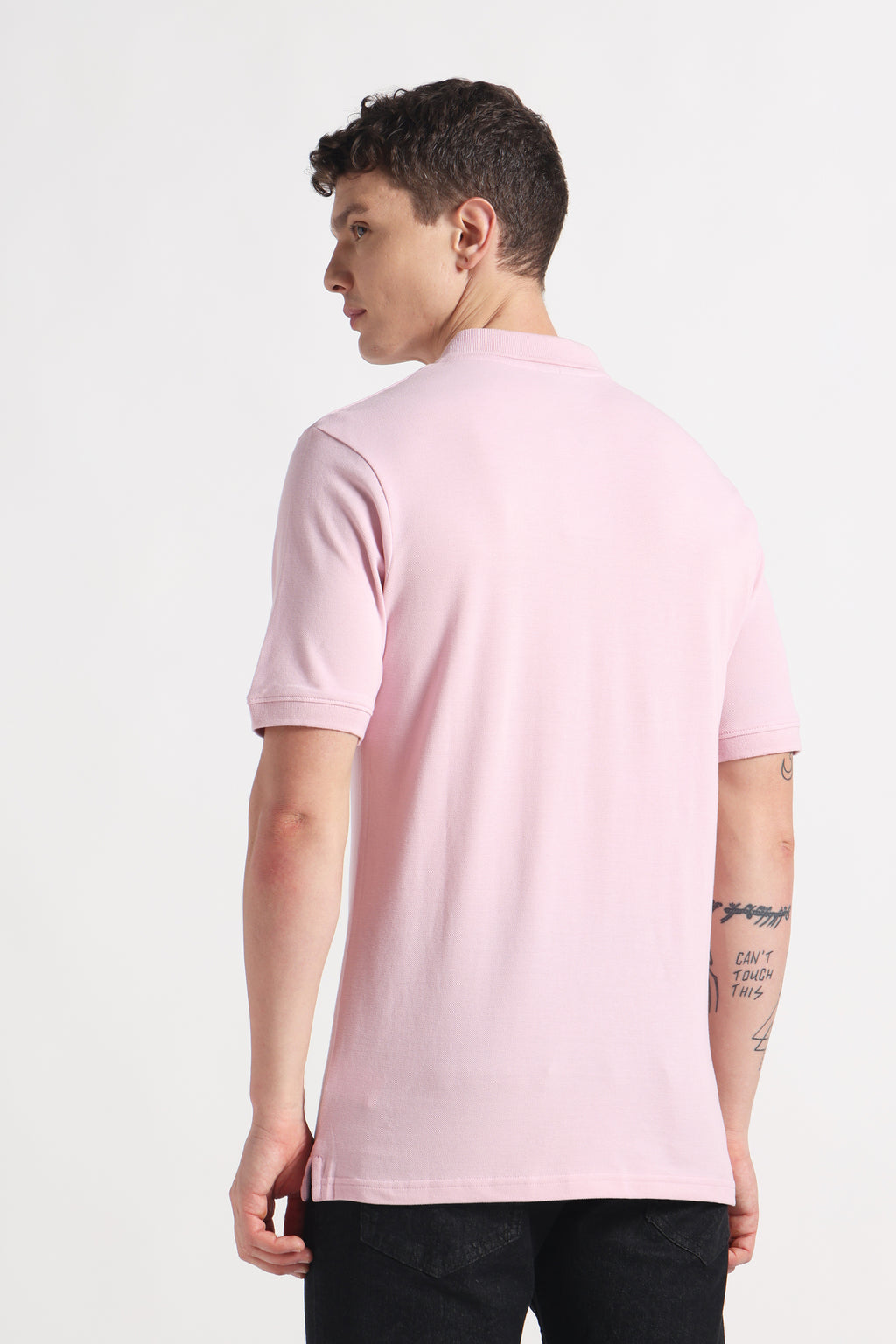 Blush Polo Organic Cotton T-Shirt – 220 GSM