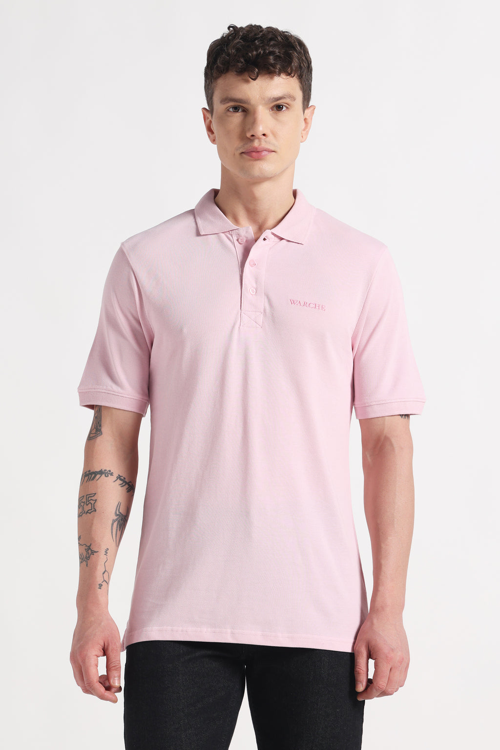 Blush Polo Organic Cotton T-Shirt – 220 GSM