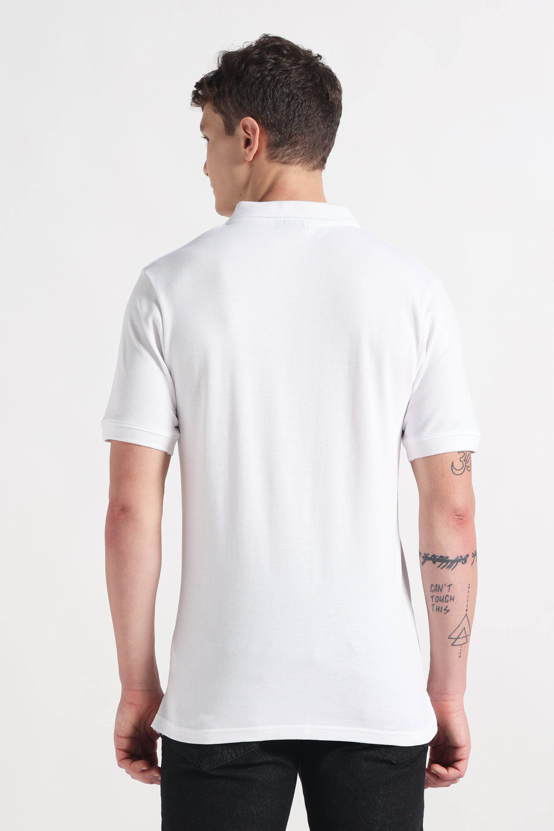 Frost Veil Polo Organic Cotton T-Shirt – 220 GSM