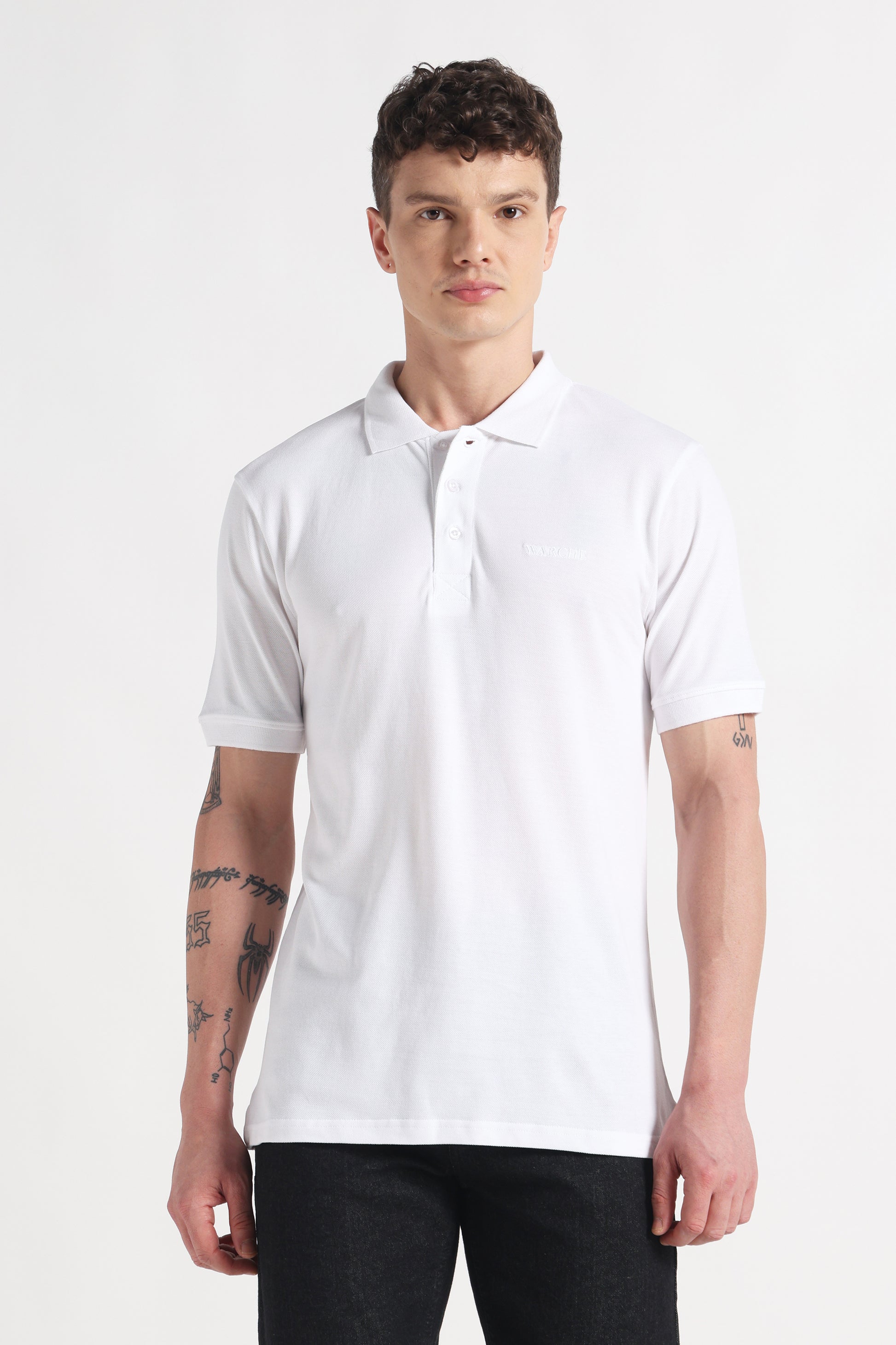 Frost Veil Polo Organic Cotton T-Shirt – 220 GSM