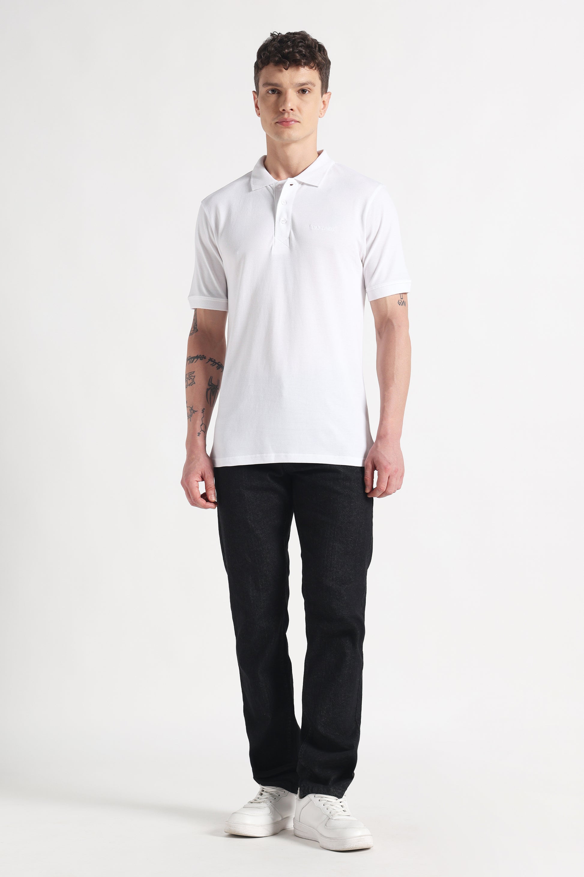 Frost Veil Polo Organic Cotton T-Shirt – 220 GSM