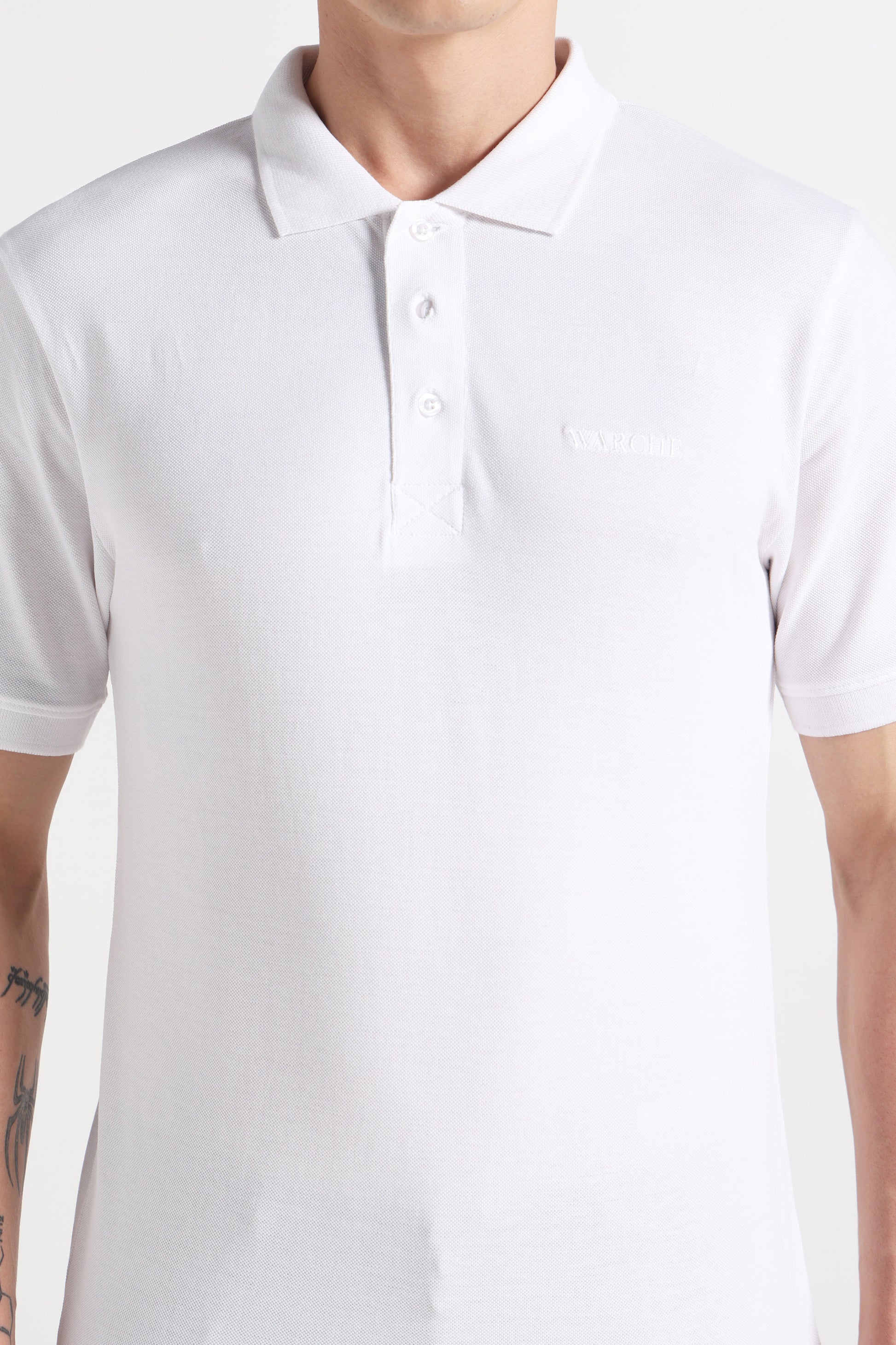 Frost Veil Polo Organic Cotton T-Shirt – 220 GSM